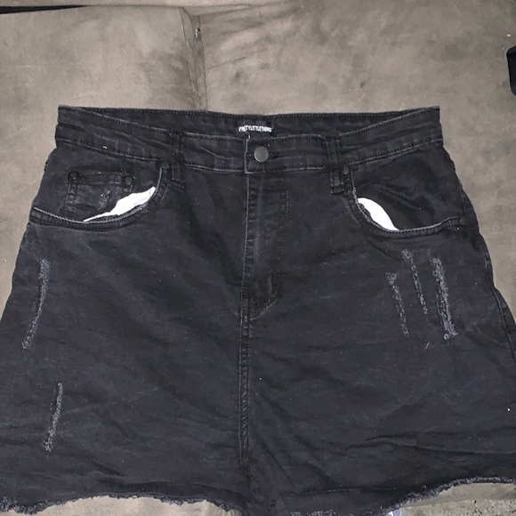Shape Black High Waisted Shorts - Picture 3 of 4